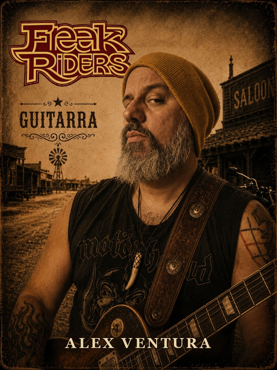 Alex Ventura, guitarra