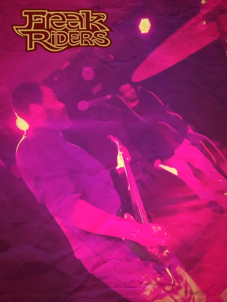 Freak Riders no ensaio Black Dog Estudio