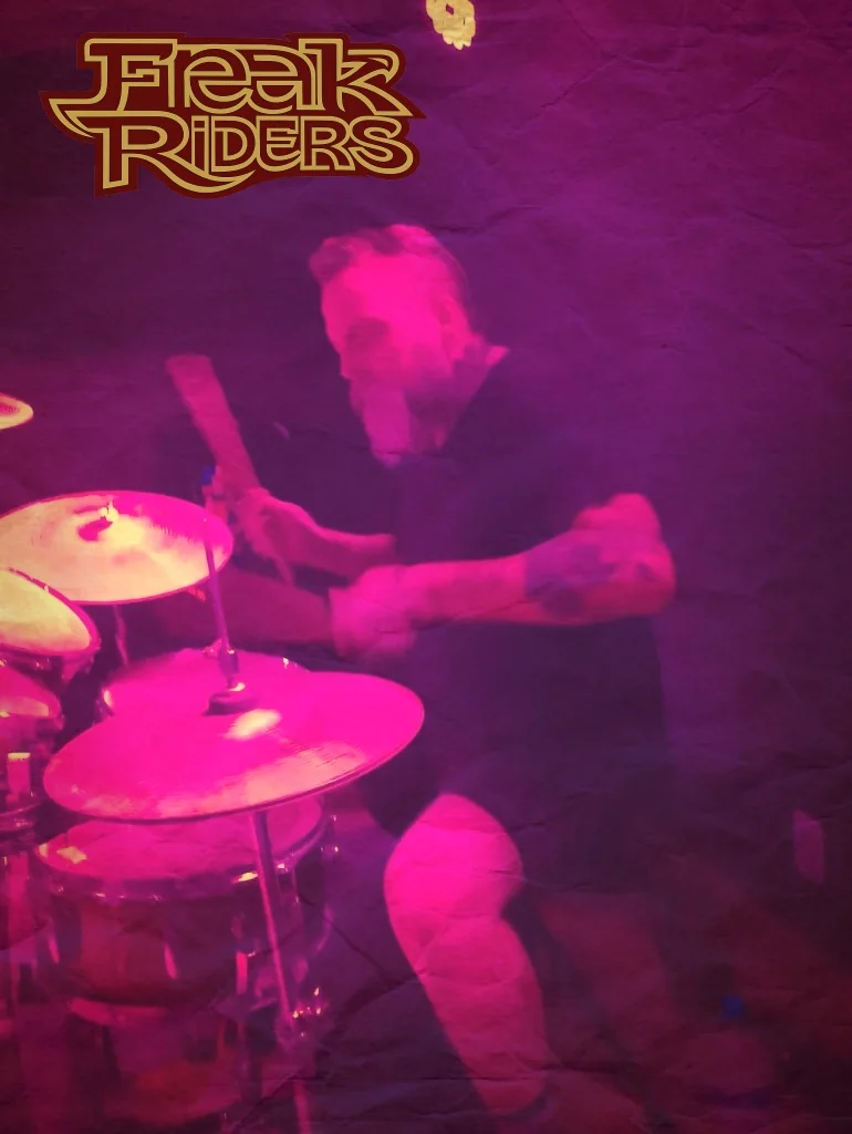 Bateria da Freak Riders em ação
