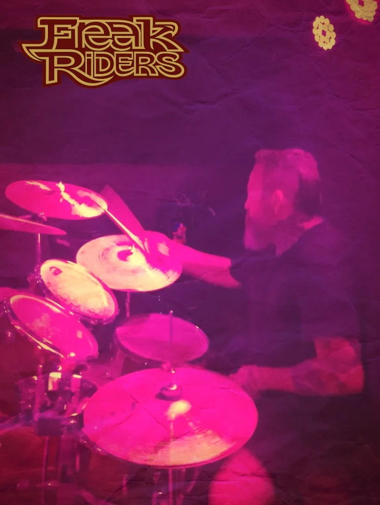 Baixo da Freak Riders no Black Dog Estudio