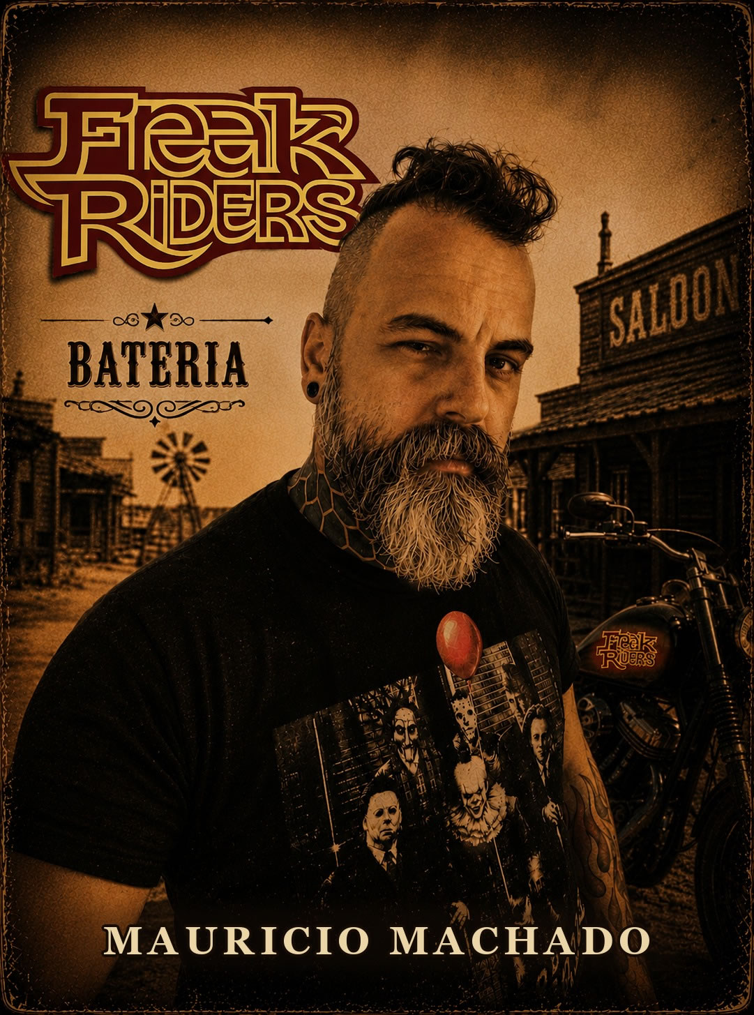 Maurício Machado, bateria