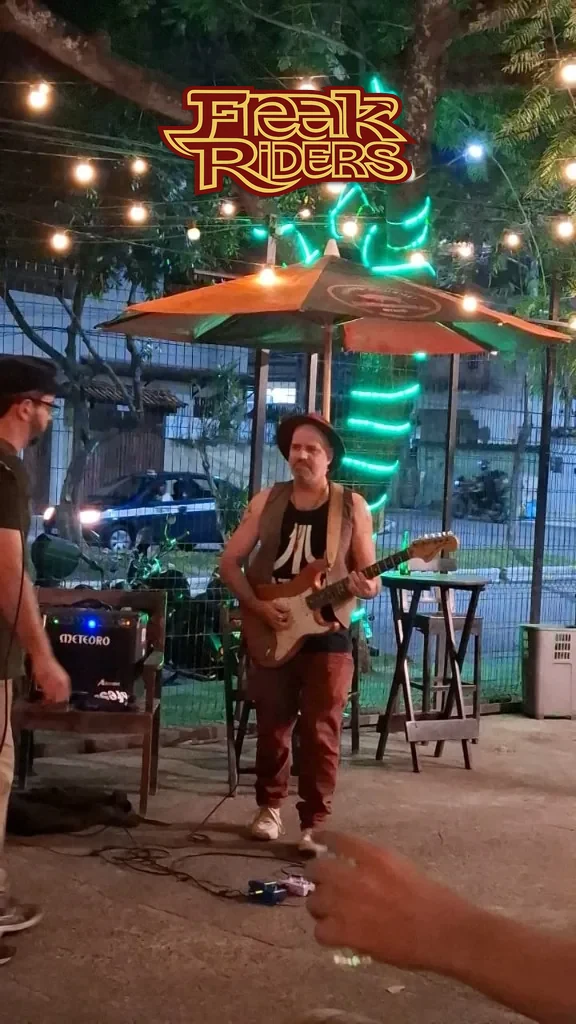 Guitarra da Freak Riders no Food Park Niterói